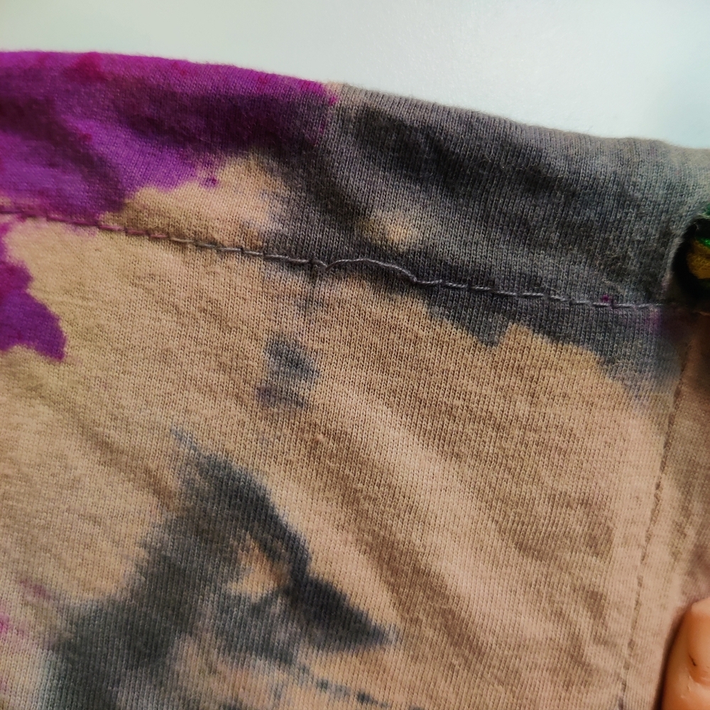 Tie-dye Patchwork Bell Bottom Flares - Picture 6 of 7